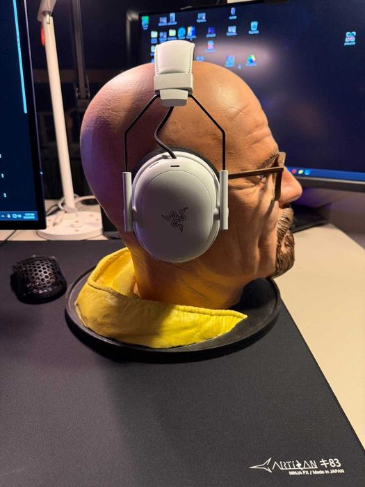 Casti Razer Blackshark V3 Pro Albe