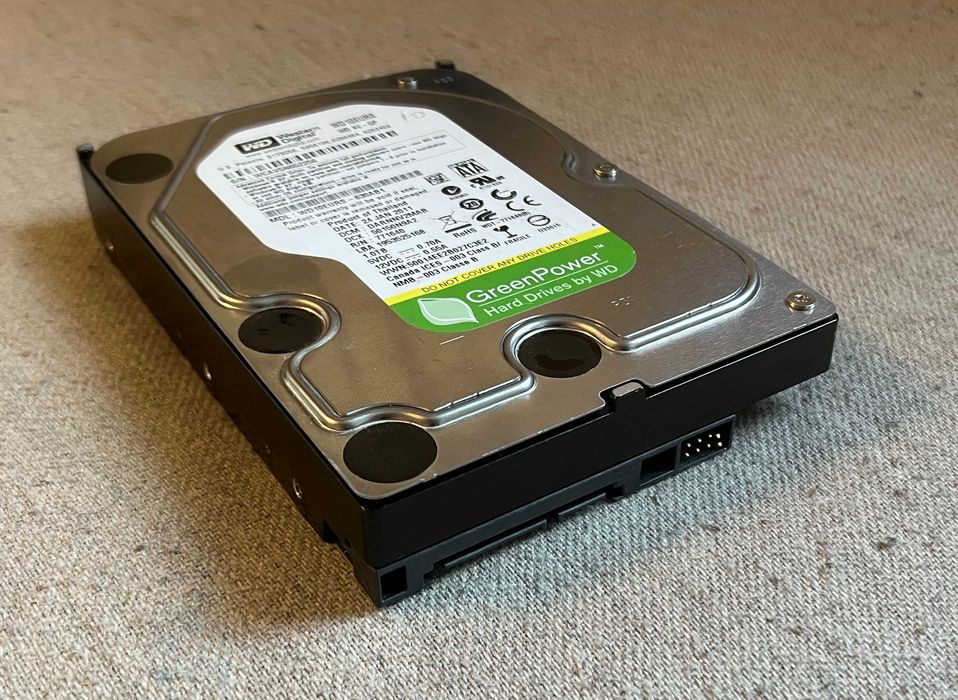 Hard disk 1TB WD10EURS Western Digital Green SATA testat 100%