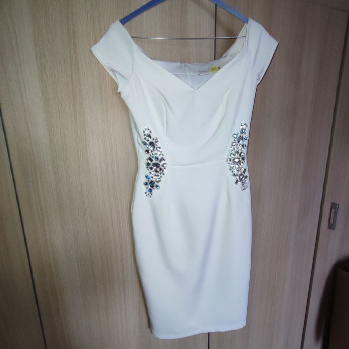 Rochie alba mărime xs