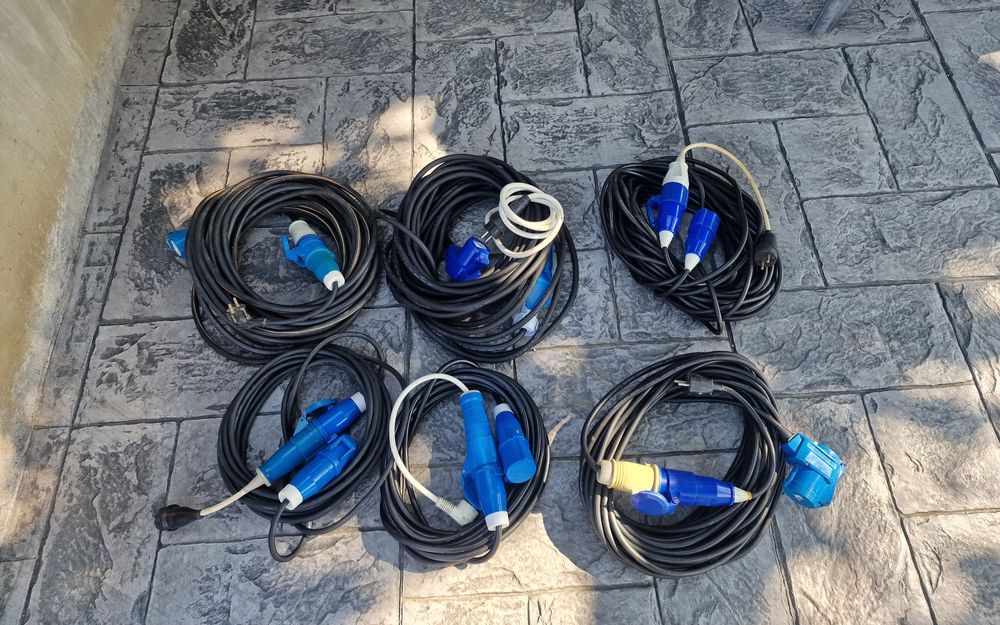 Cabluri alimentare rulota(diverse lungimi)