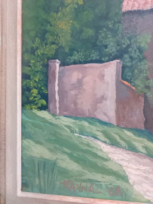 Картина маслени бои ​„Провинциален уют“ (1968 г.)