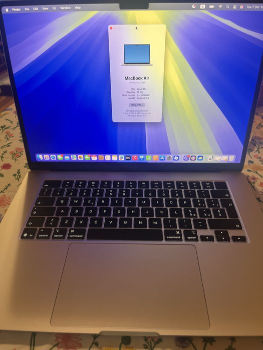 Macbook air 15” M4 16/256