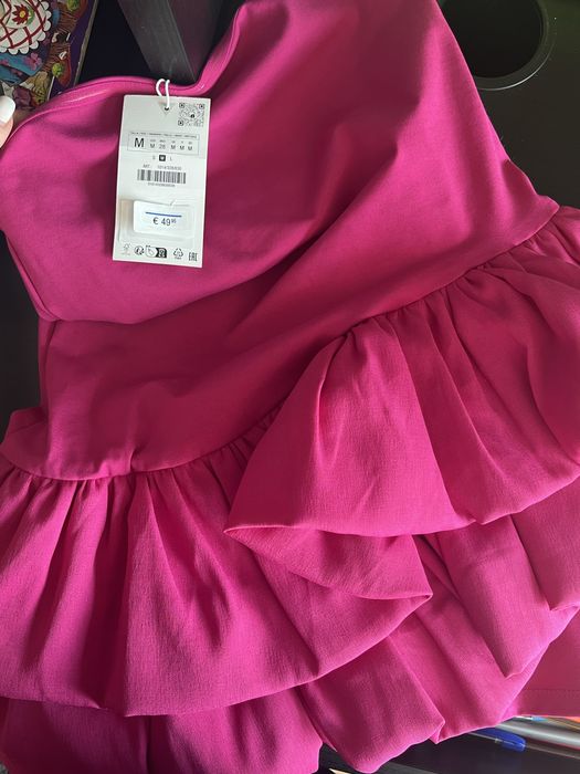 Розова рокля ZARA