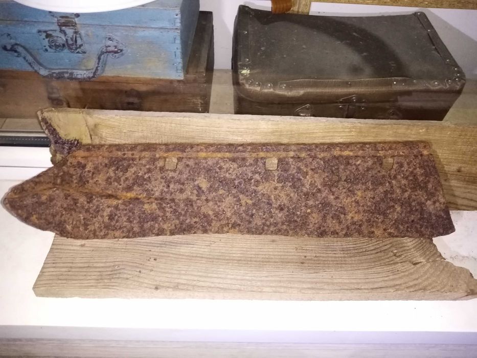 Старинен конски лемеж плуг рало за декорация