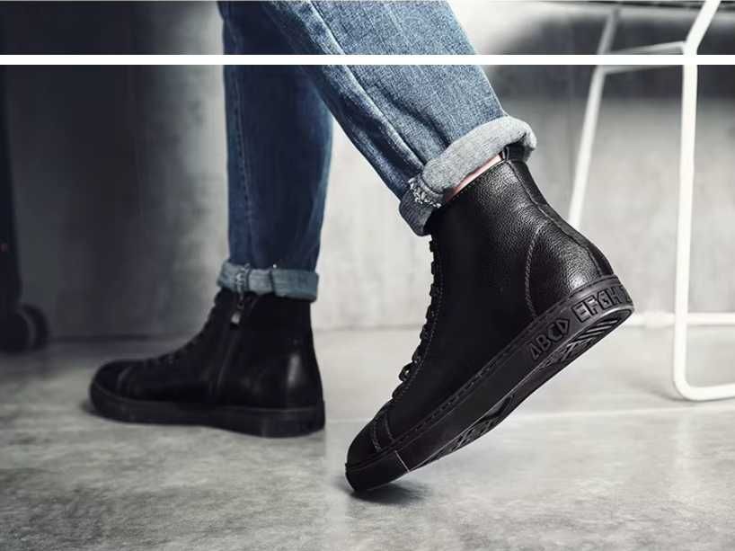 Кожени Обувки 42 с цип