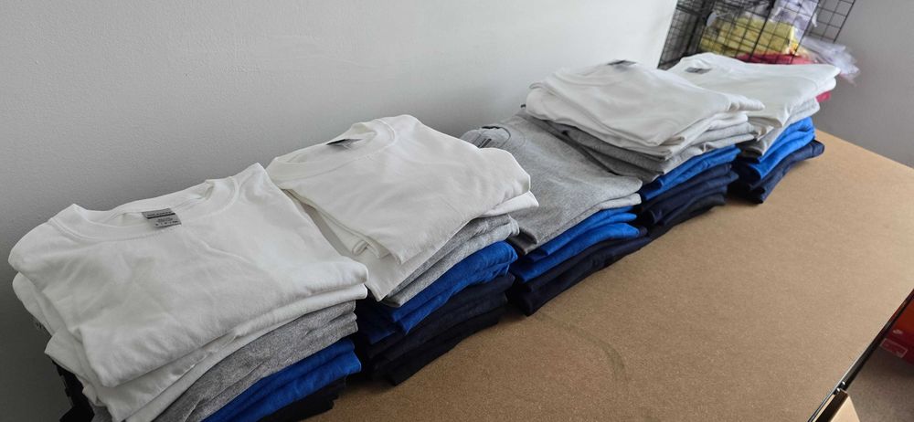 Lot 191 tricouri bumbac premium neimprimate (Gildan, B&C, Fruit of the Loom, Primark) – Ideal Atelier / Personalizări