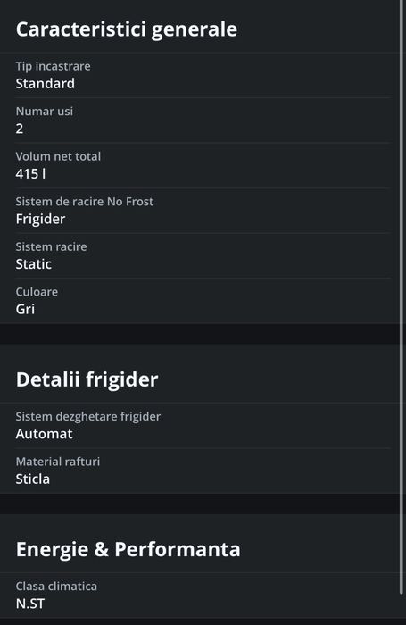 Frigider INDESIT