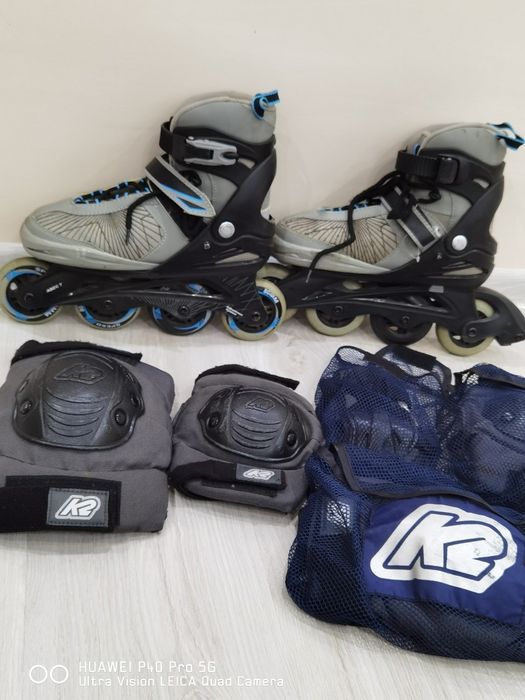 Ролер Авес 7  с предпазителни протектори К2