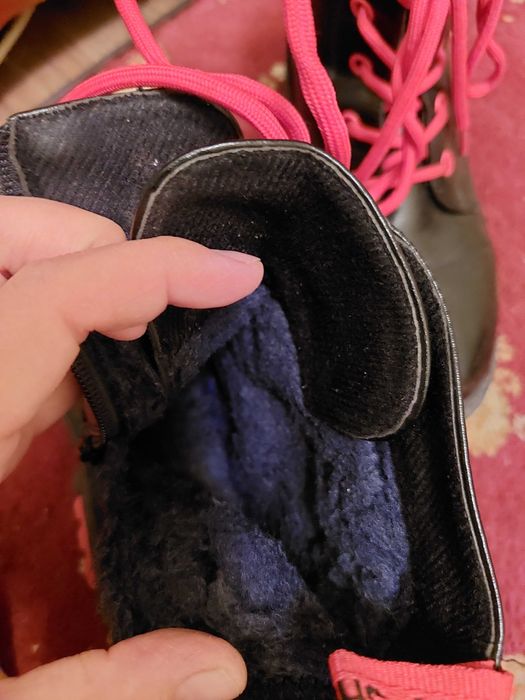 Сапоги девочке очень теплые