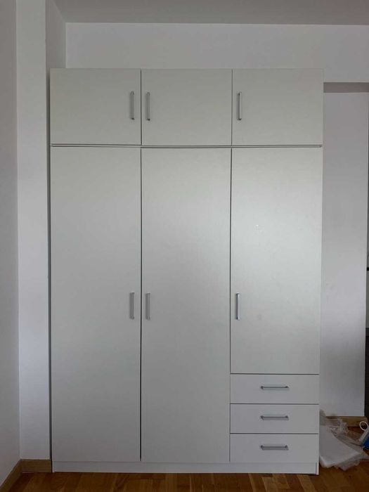 Dulap spatios JYSK FANDRUP (jos+sus), alb