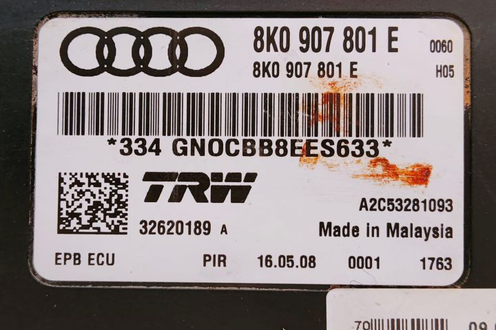 Modul Frana Mana Parcare 8K0907801E Audi A4 B8/8K