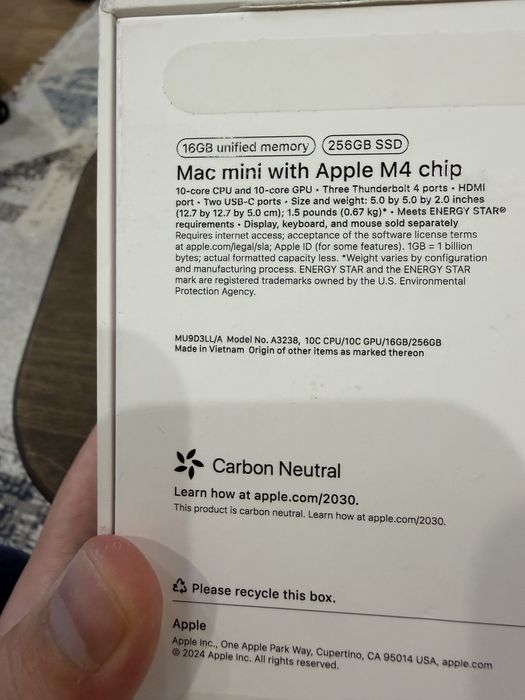 Apple Mac mini m4