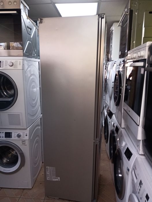 Иноксов комбиниран хладилник с фризер Бош Bosch No Frost A+++ Гаранция