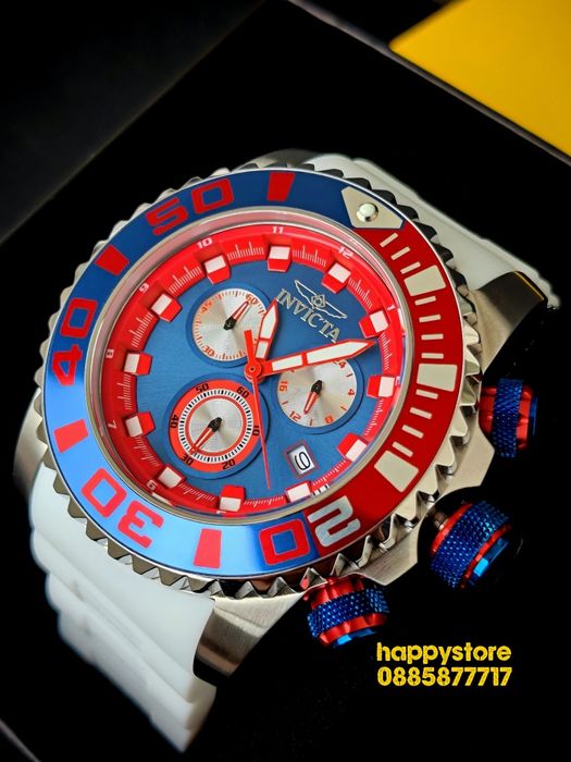 INVICTA Seahorse White 52 mm, Инвикта нов мъжки часовник
