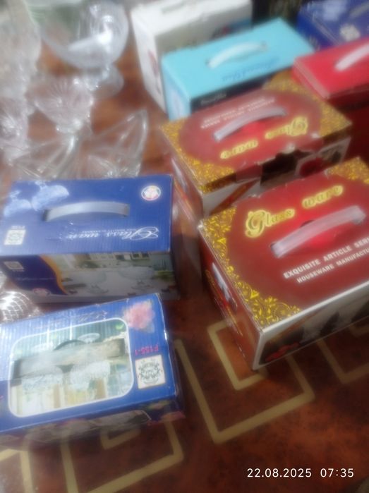 Хар кыйлы турдеги посудалар