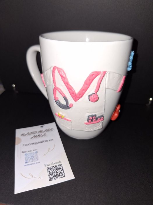 Чаша с полимерна глина