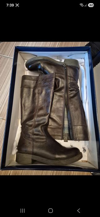 Cizme piele U S POLO