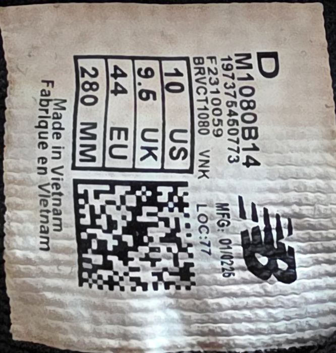 New Balance Fresh Foam X 1080v14 Black