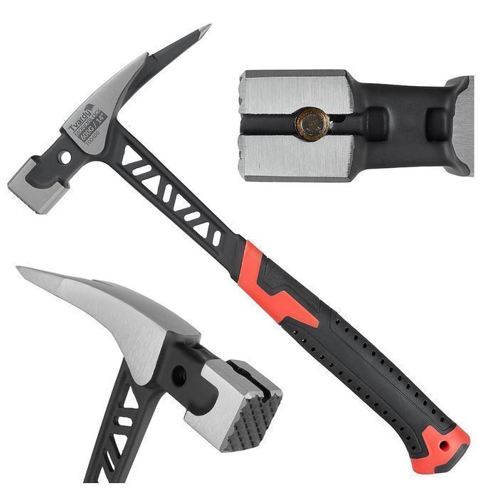 Ciocan dulgher 600g anti-shock monoblock cu magnet si extractor de cui