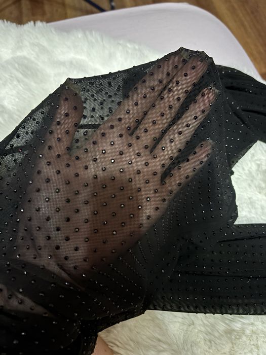 Блестящ панталон с пола ZARA