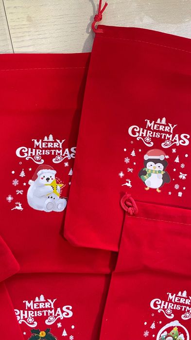 Подарочные новогодние мешочки