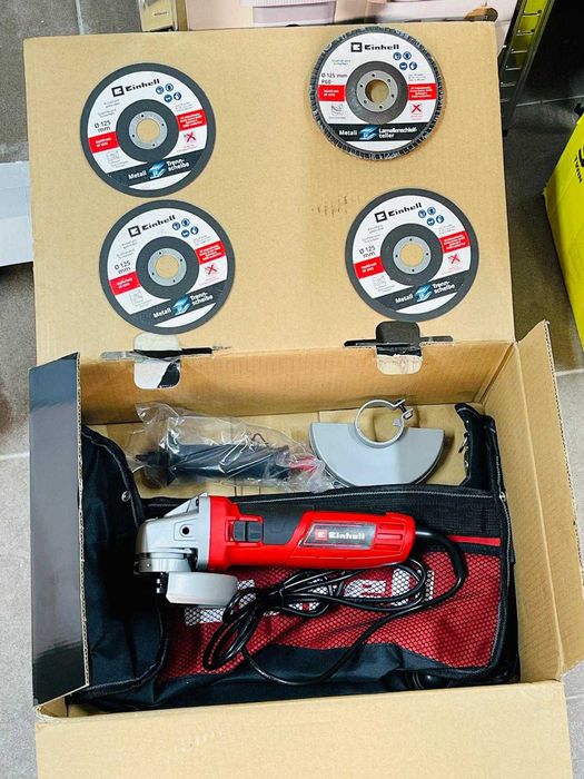 Polizor unghiular Einhell TC-AG 125 (850 W, 12.000rpm, disc 125 mm)