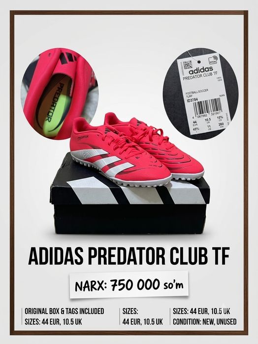 Yangi Adidas Predator Club TF