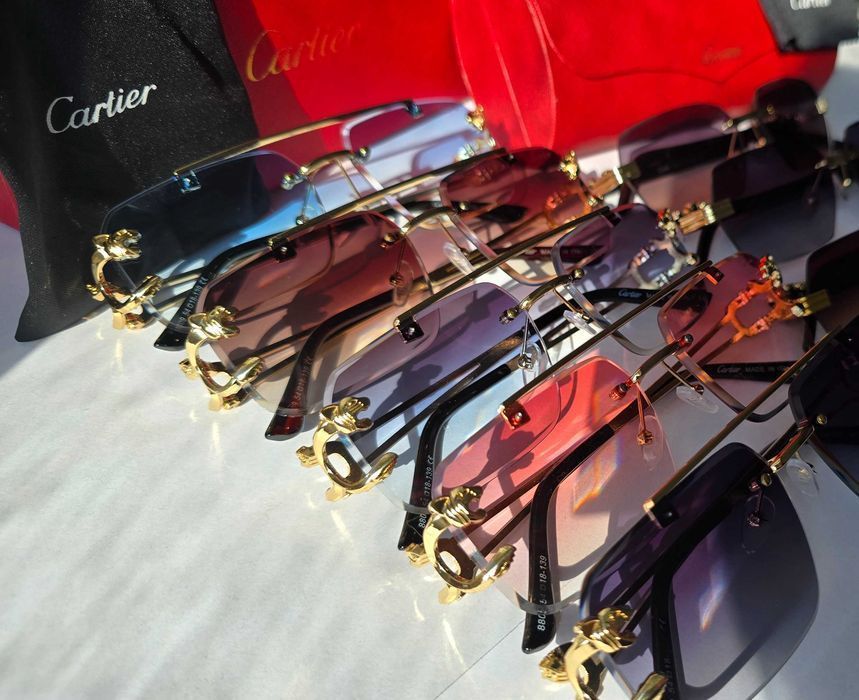 Set ochelari de soare Cartier rimless
