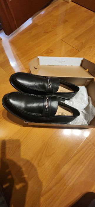 Мокасины кожаные черные новые