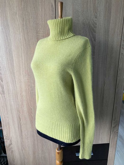 DIVIDED by H&M wool angora дамско поло вълна ангора пуловер 38