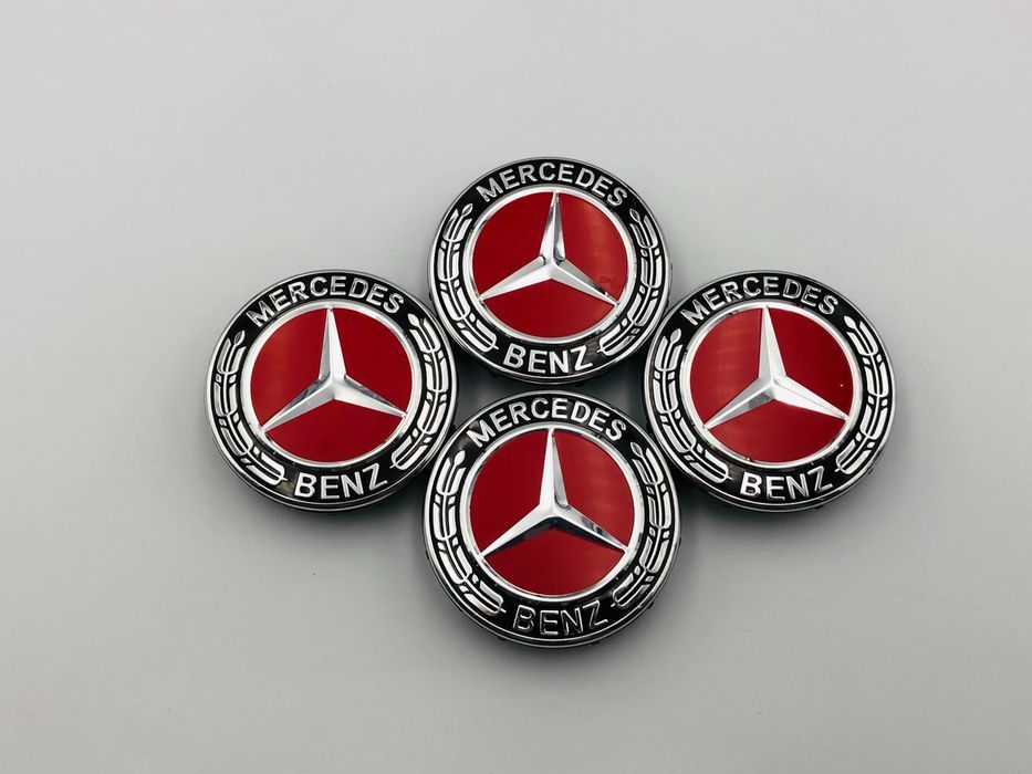 Capace Janta Compatibile Mercedes 72 mm rosu