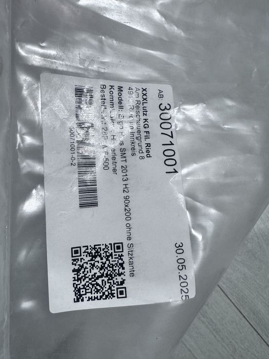 Saltea 180x200 cu somiere produs nou