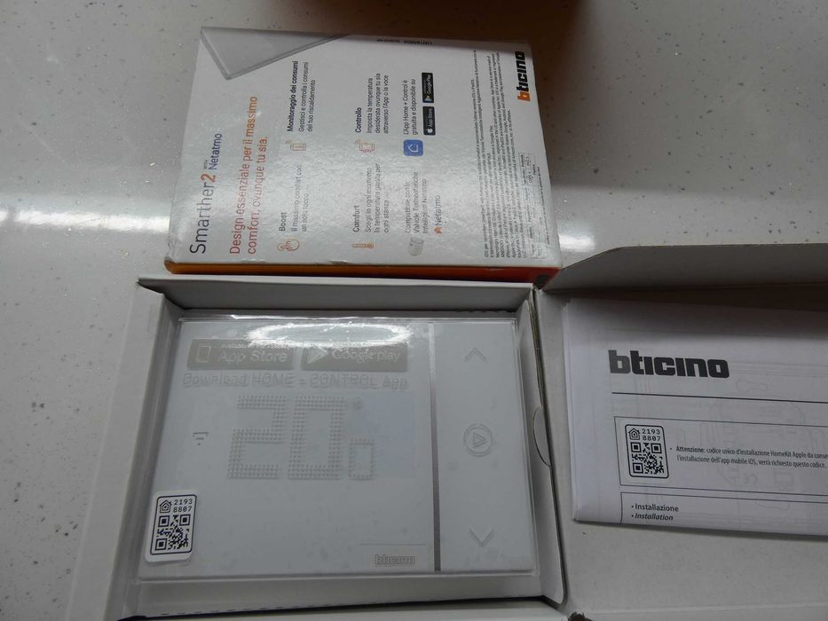 BTICINO - Netatmo Термостат Smarther 2 с вградено Wi-FI