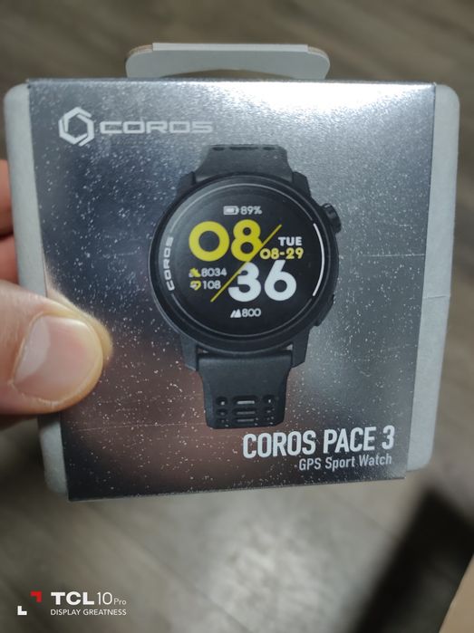 Smart Watch Coros Pace 3 Sport Black  Silicone