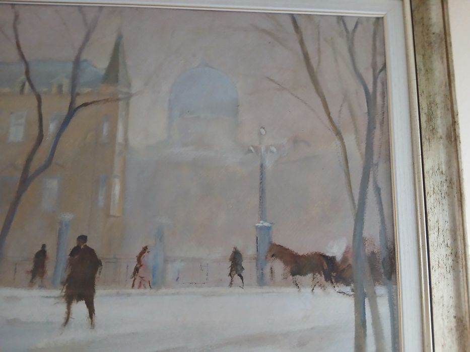 Kristofi Janos, 50x70, ulei pe carton, rama lemn
