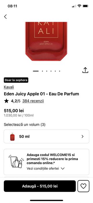 Parfum Kayali Eden Juicy apple 50 ml