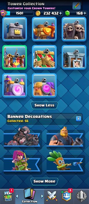 Продам прокачанный аккаунт в Clash royale