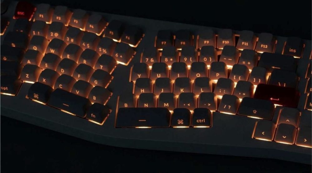 Keychron Keycap Set Double-Shot PBT, OSA, side-printed shine-through