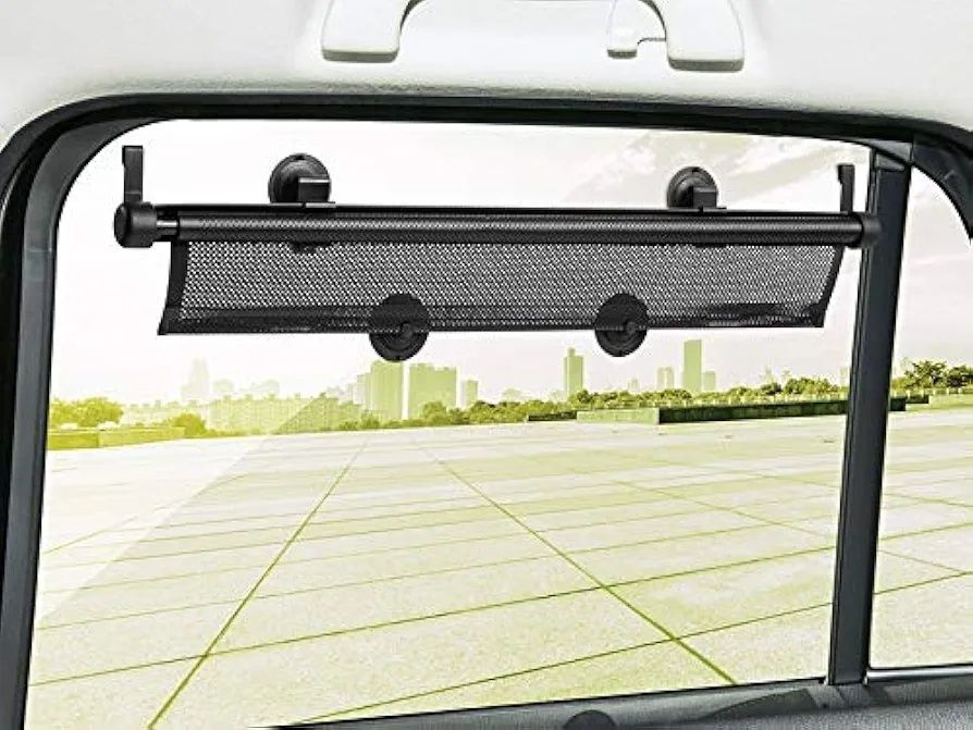 Set 2 jaluzele auto protectie solara cu ventuze Ultimate Speed, 53x52