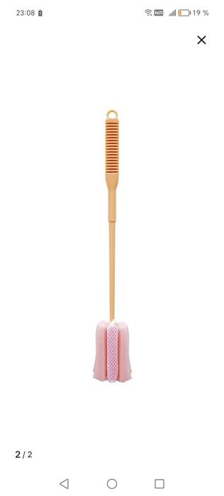 Ершик длинный для мытья бутылок и стаканов. Производство Япония