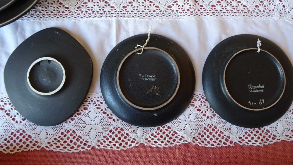 Чинии за стена художествена керамика Ruscha handarbeid 1951-1970г