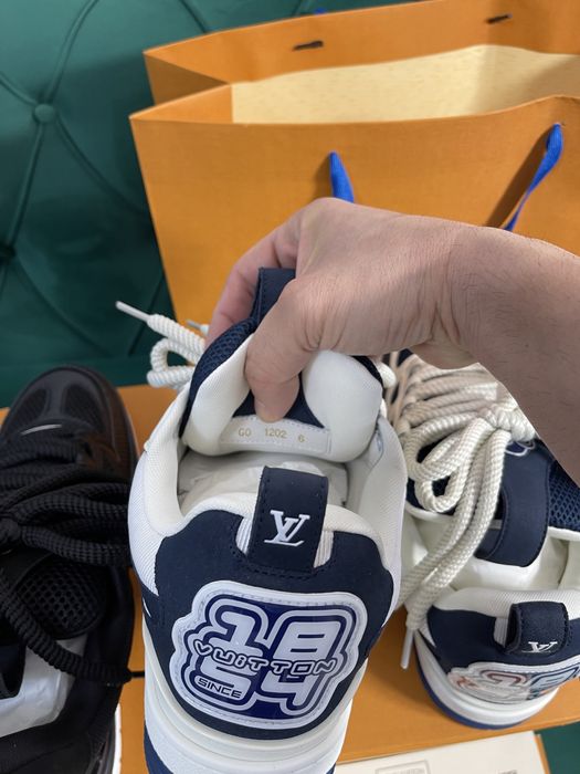 Adidasi Louis Vuitton piele naturala Full Box colectie noua