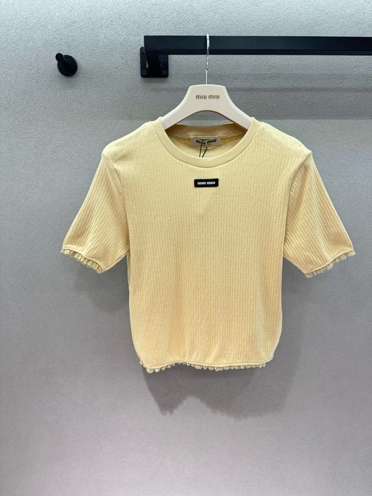 Tricou Miu Miu galben S