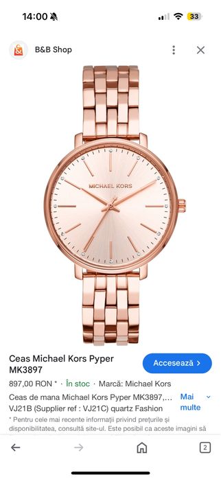 Ceas Michael Kors Pyper MK3897