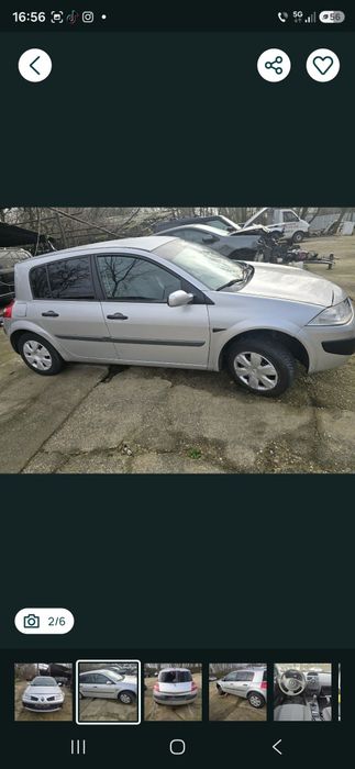 Piese auto Renault Megane 2 1.6 16v 2008