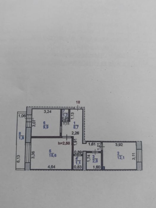 Продам квартиру в 20мкр