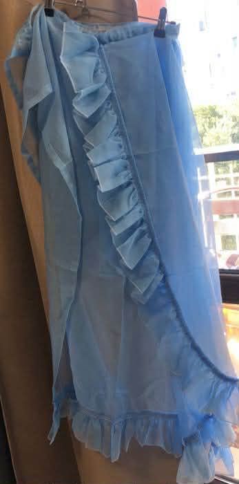 Пердета в нежно синьо -бр.