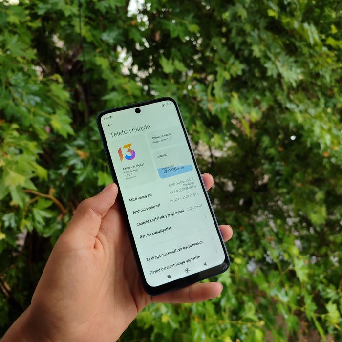 Redmi Note 11s srochna sotiladi dastavka bor