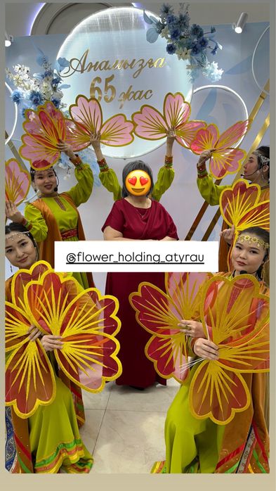 Ростовые цветы. Декор.Банер.Цветы для шоу.