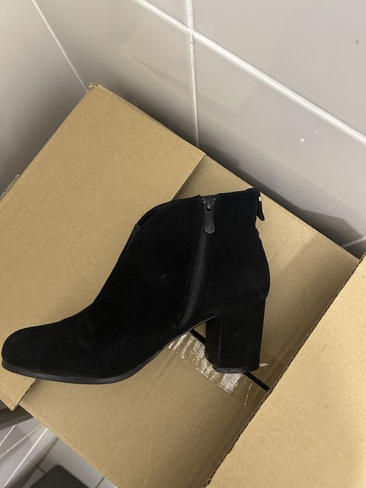 Полуботинки замшевые осень